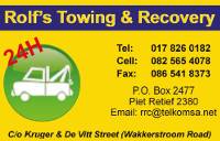 ROLF'S TOWING